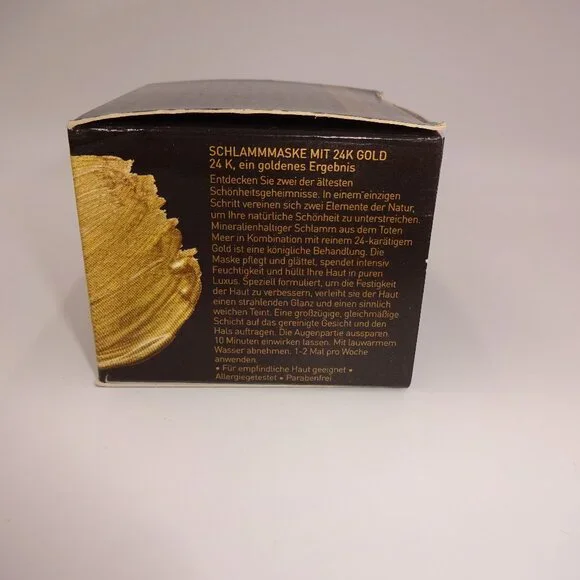 NIB New in Box AHAVA 24K Gold Mineral Mud Mask 50 ml 1.7 oz